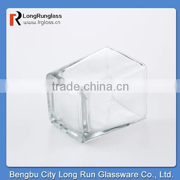 LongRun 6.7oz new square design short drinking glass cup and mug wholesale