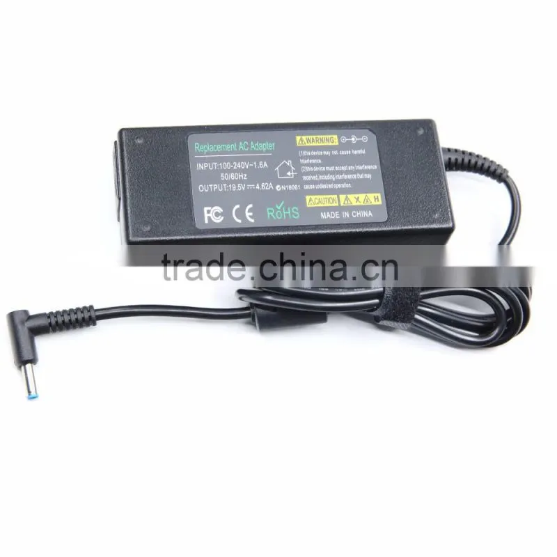 for Hp blue pin 19v 4.74a 90W 4.5*3.0mm for hp laptop charger connector power adapter 100- 240v 50 60 hz Power adapter