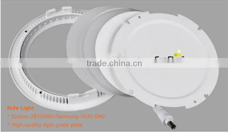 18W Round Square ultra-thin led recessed ceiling panel light