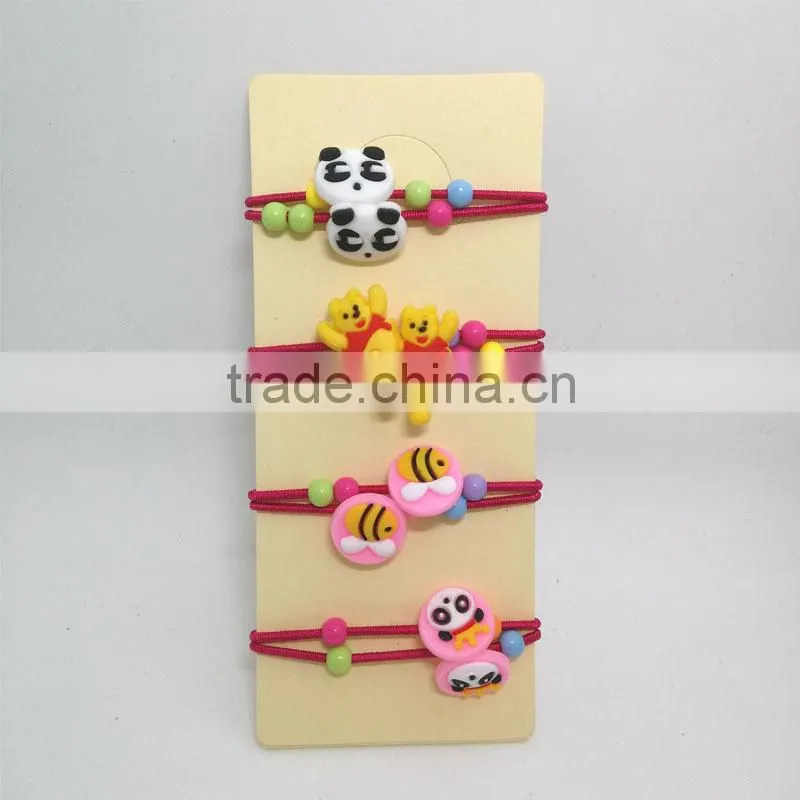 Factory price cheap PVC custom hair band custom logo