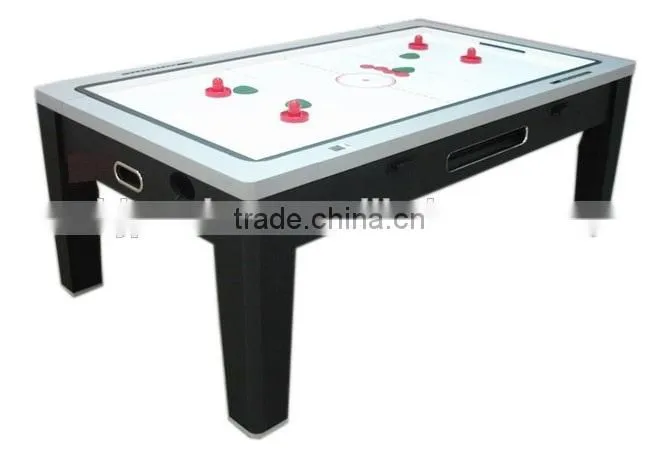 High quality wooden 7' Factory promotion 3 in 1 Multi games table. Pool table, air hockey table, Dinning table