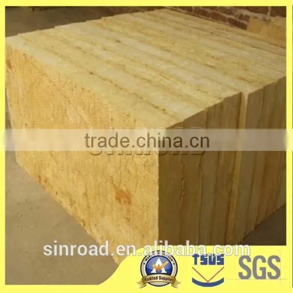 Thermal Insulation Material Torch Membrane Rockwool Pipe / Tube 100kg/m3