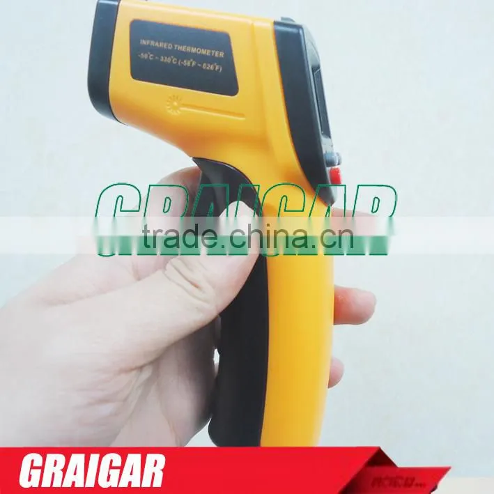 NEW Graigar GR320 Non-Contact Laser Gun Infrared Digital IR Thermometer -50 C ~ 330 C support OEM