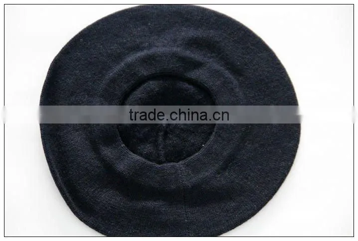 100% cashmere female hat