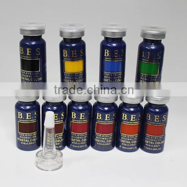 Jilong BES Tattoo Ink Pigment Permanent Make up Tattoo Ink for Eyebrow Lips