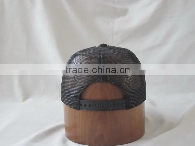 blank short bill foam plain trucker cap mesh hat