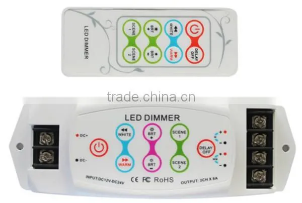 8A/CH touch panel Color Temperature Lighting LED Controller, Dimmer