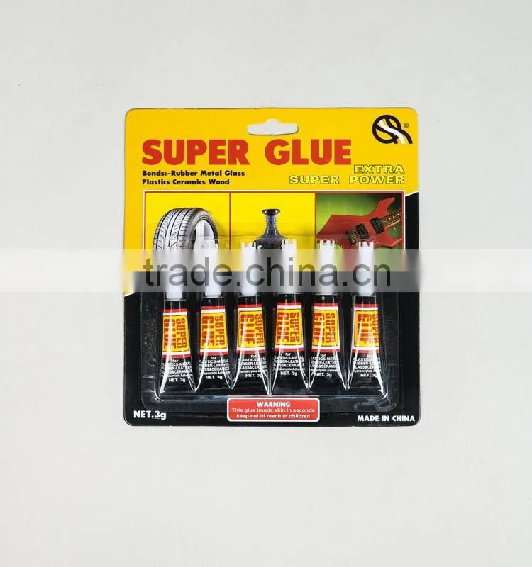 6pkextra strong epoxy premium quality Super Glue for plastic glass rubber paper