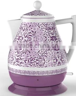 Cordless ceramic hot water kettle(1.7L/220V)