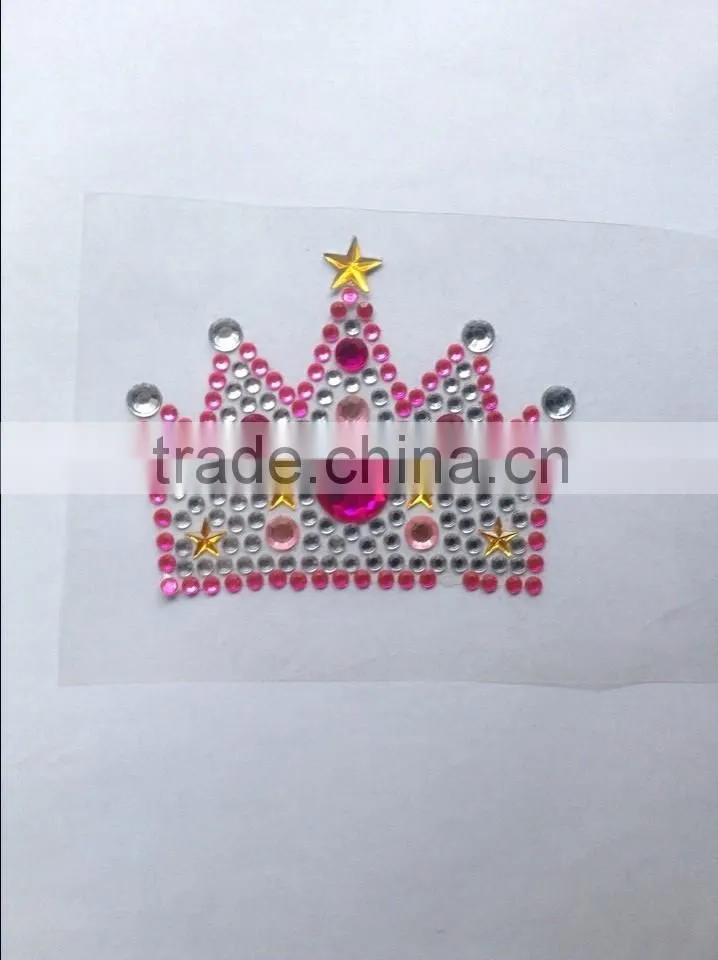 crown rhinestone strass stickers