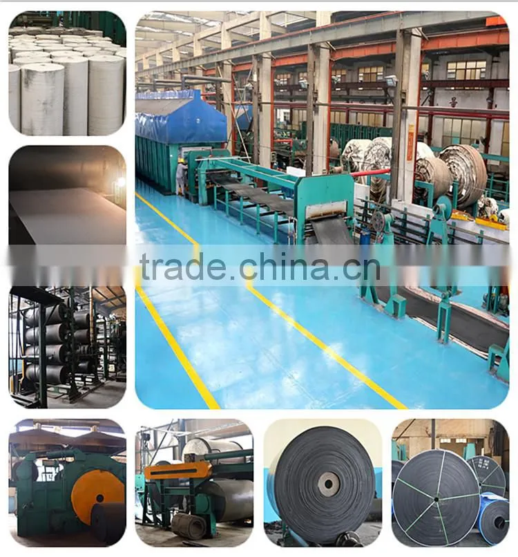 china export market good elasticity rubber v guide conveyor belt