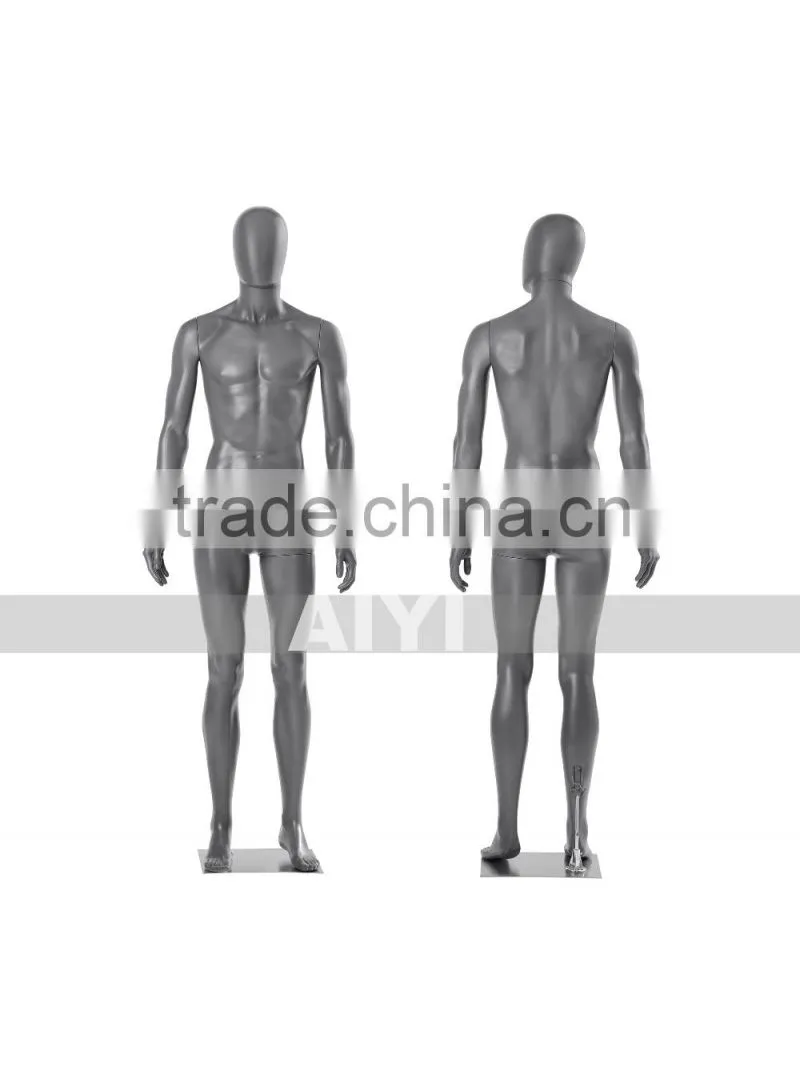 Adjustable different poses plastic full body male mannequin