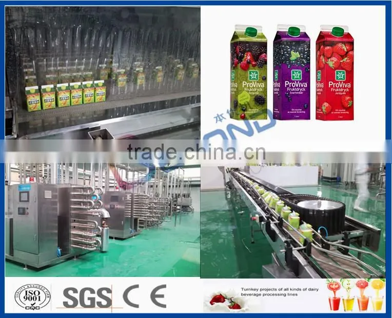 fruit juice processing line from concentrated juice
