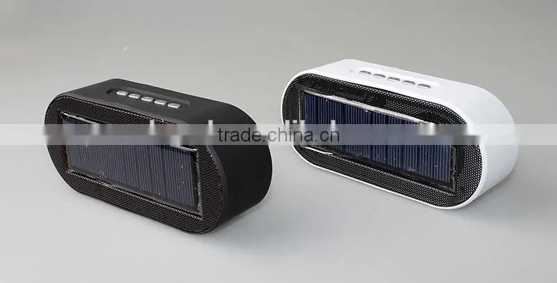 Mini portable solar powered bluetooth outdoor speaker with wireless mic