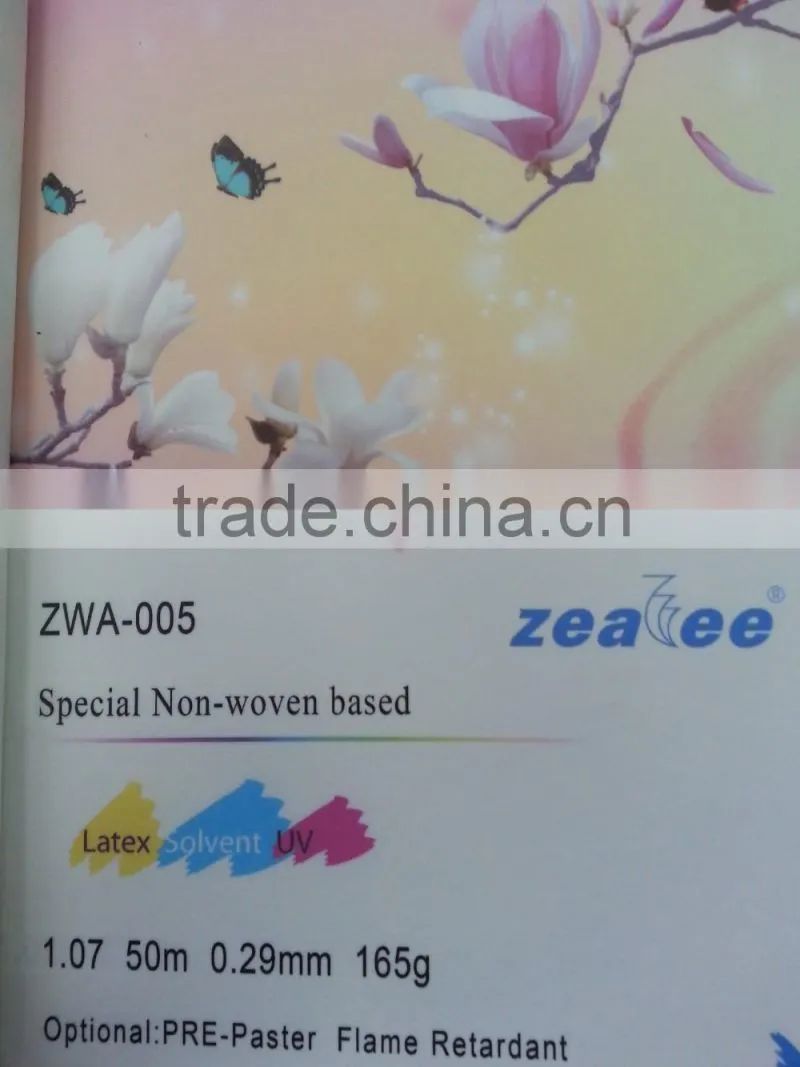 photo wall paper china shanghai factory/wall paper rolls/wall paper price