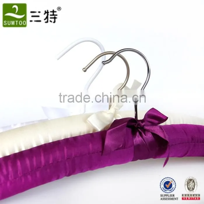 display satin padded hotel hanger