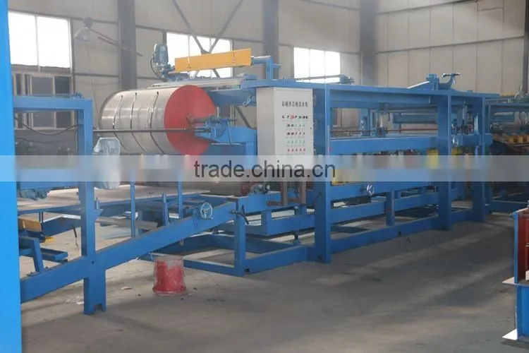 DIXIN sandwich panel production line/roof wall panel sheet making machine