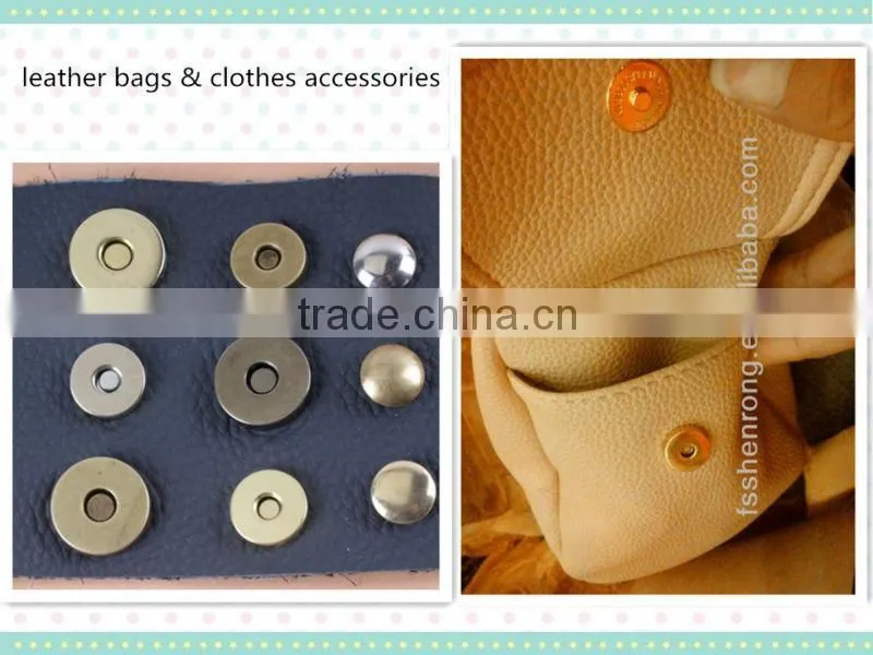 china manufacturer wholesale strong neodymium magnet hidden sewing PVC magnet with waterproof for bags and clothes and shirts