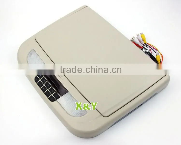 18.5 inch car roof DVD monitor,18.5 inch roof flip down USB SD MP5 FM HDMI car monitor dvd player XY-186DVD