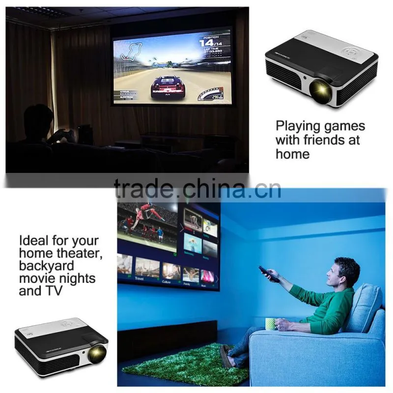 3800Lumens video Portable led multimedia projector use for home theater