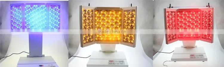 best 3 color yellow blue led red light therapy machine for homeuse