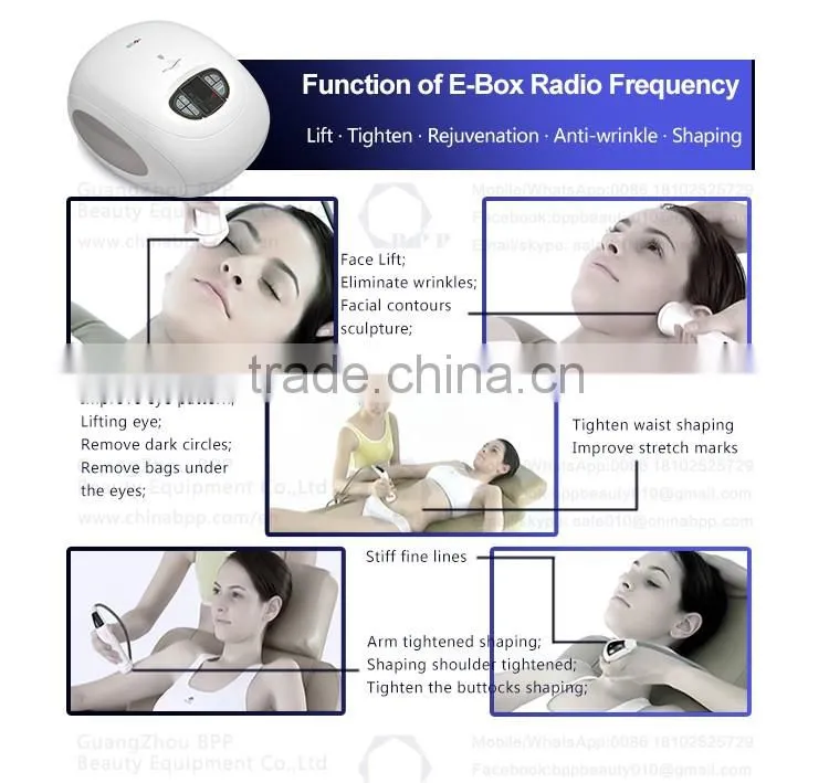 Beauty equipment rejuvenation & anti wrinkle radio frequency machine