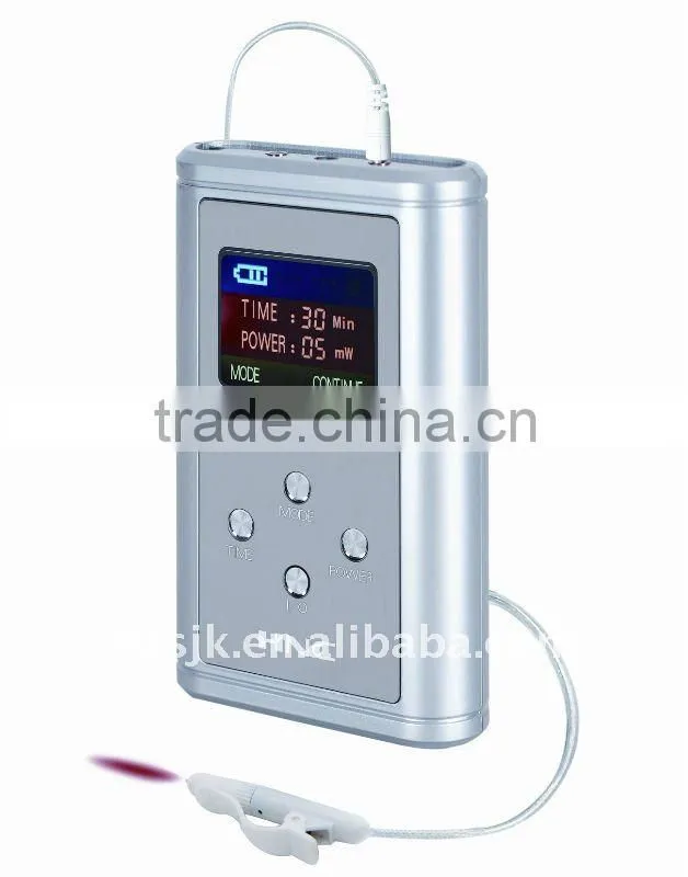 non-invasive painless low-intensity intranasal nose laser therapy to improve blood circulation