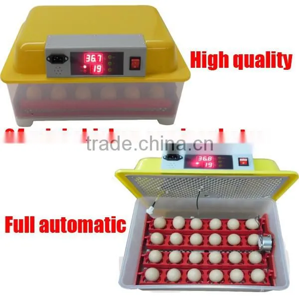 mini household used poultry 24 chicken egg incubator China for sale