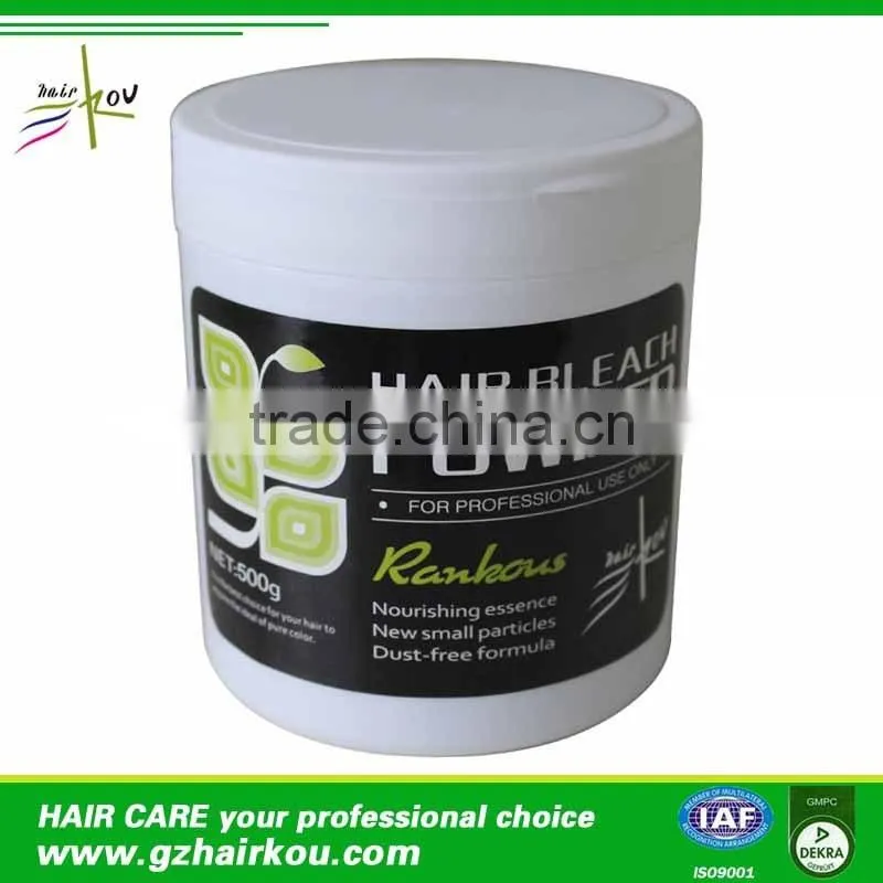 Dust-free hair bleaching hair powder