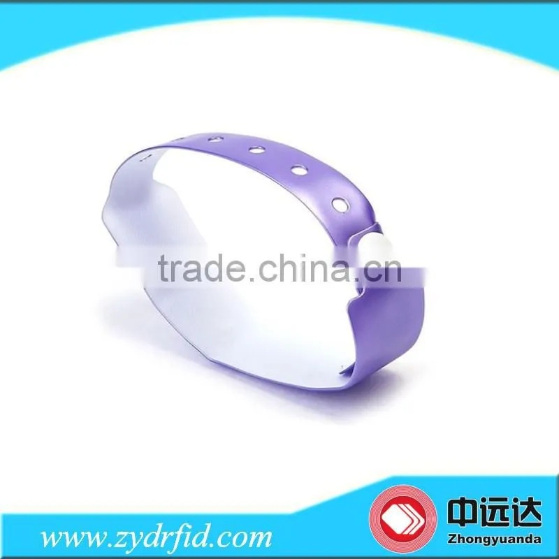 Hot selling PET disposable rfid wristband bracelet