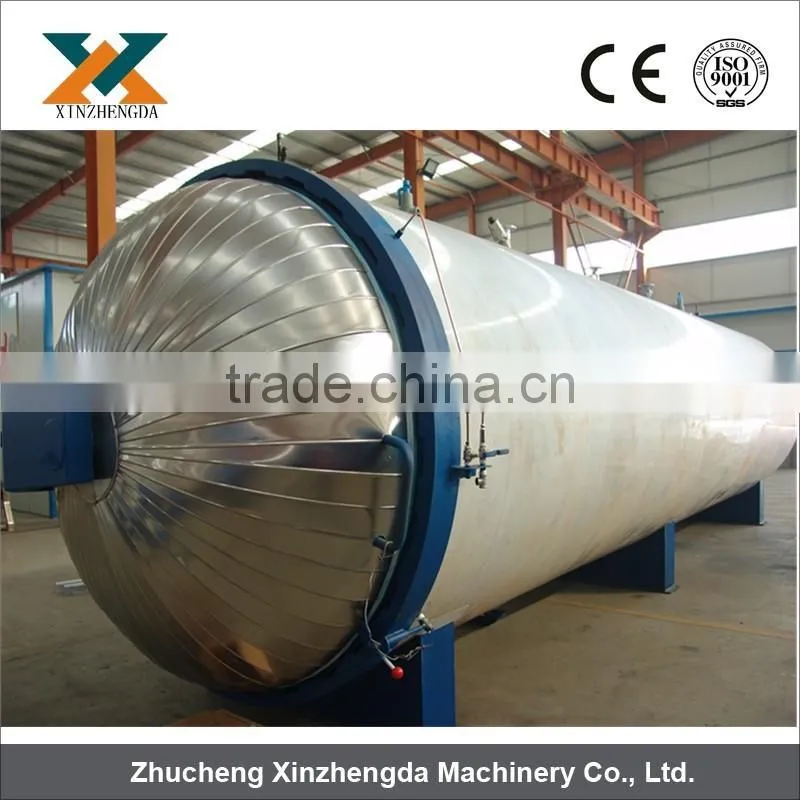 customized rubber wood autoclave for anti-erosion