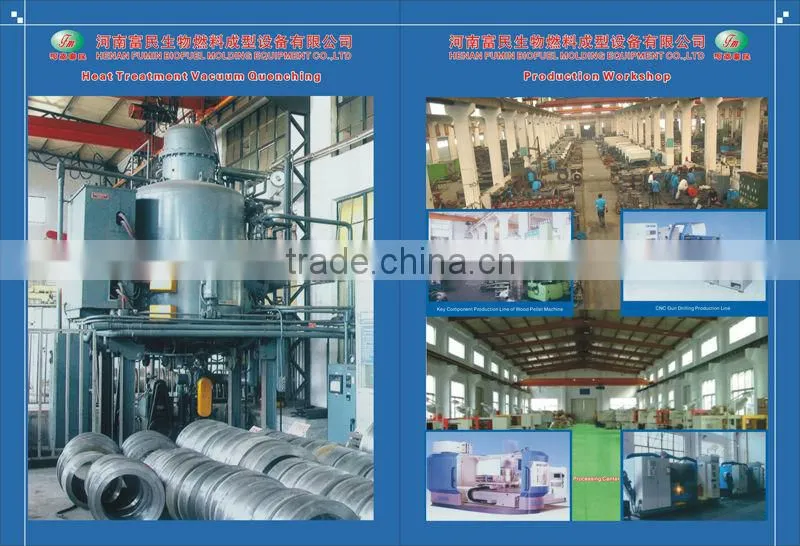 Full automatic+high capacity+high quality biomass pellet making machine
