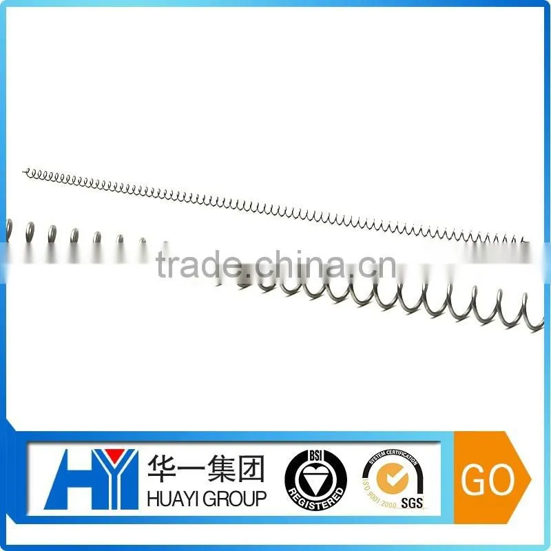 customized stainless steel long coil compression spring spiral retractable spring for parachute