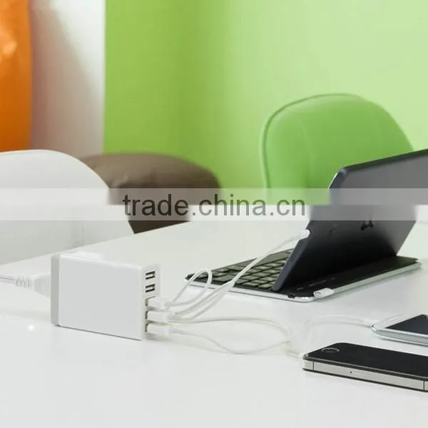 Super fast universal 5 ports usb charger adapter power strip with USB ports