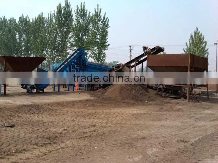 automatic sorting line for scrap steel for separating copper,aluminum, stainless steel and iron