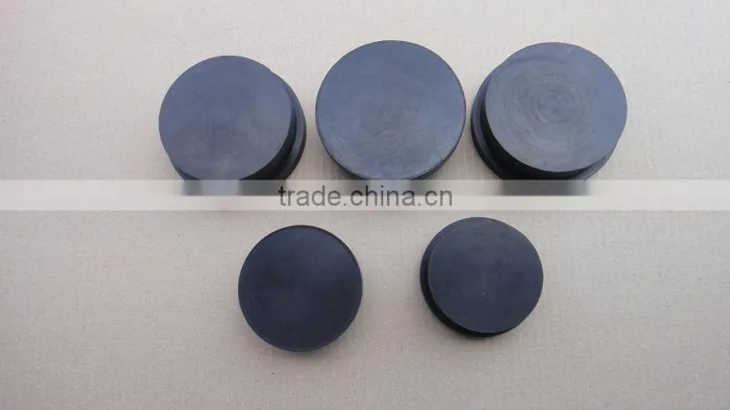 China OEM plastic injection black EPDM rubber parts for sale