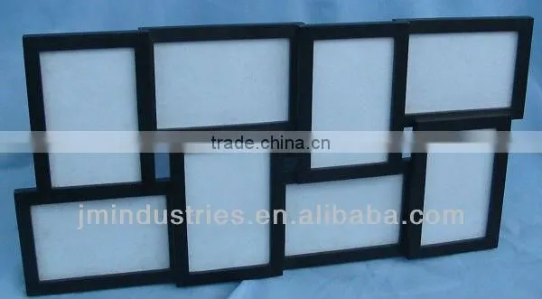 Antique Handmade Wooden Multi Picture Photo Frames with 8 compartments