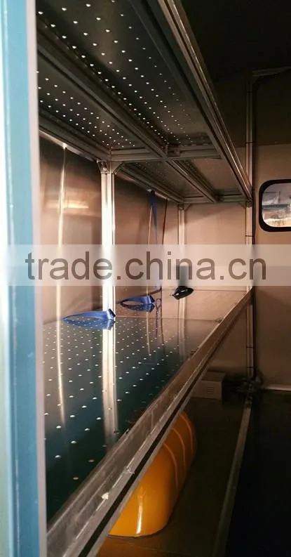 Aluminum honeycomb profile for fire truck Storage Shelving