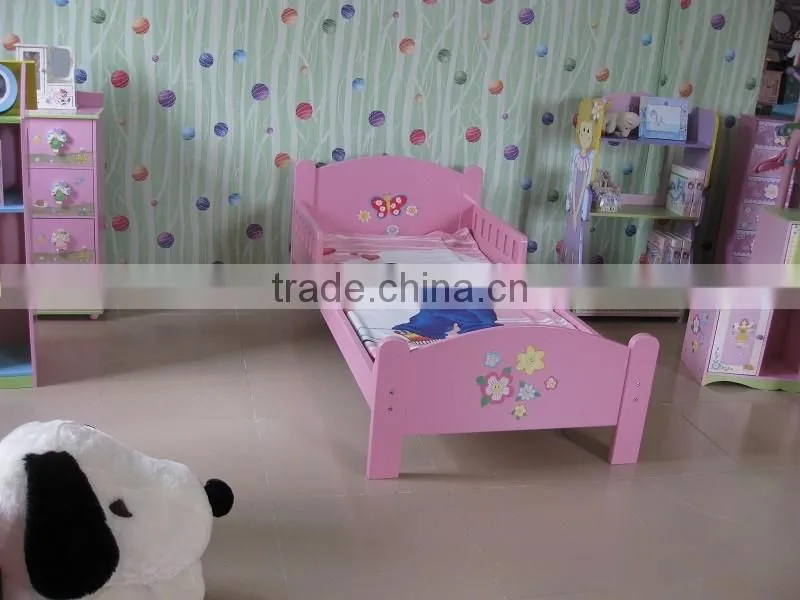 Children furniture girls bed boys bed Wooden kid princess bed bedroom furniture