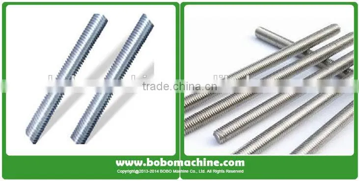 Hydraulic thread rolling machine for different pitch