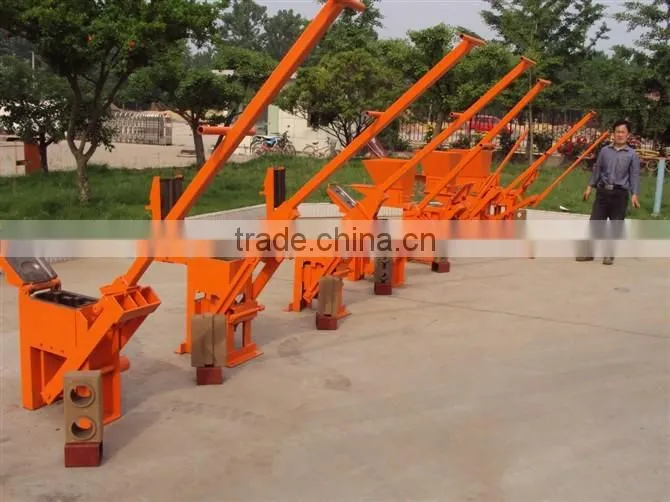Popular manual clay brick machine