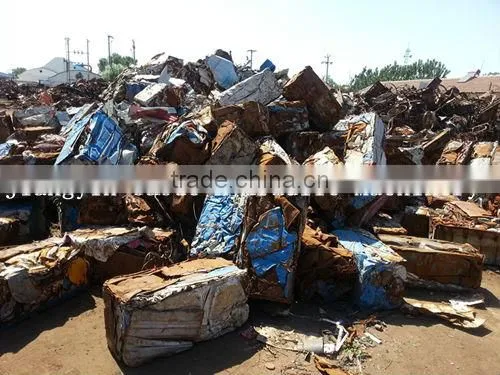 630KN hydraulic scrap aluminum tin can press baling machine