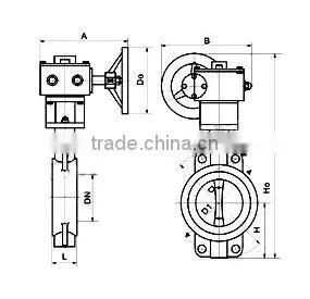 Signal butterfly valve