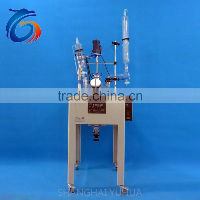 100L Chemical Single Layer Glass Photo Reactor