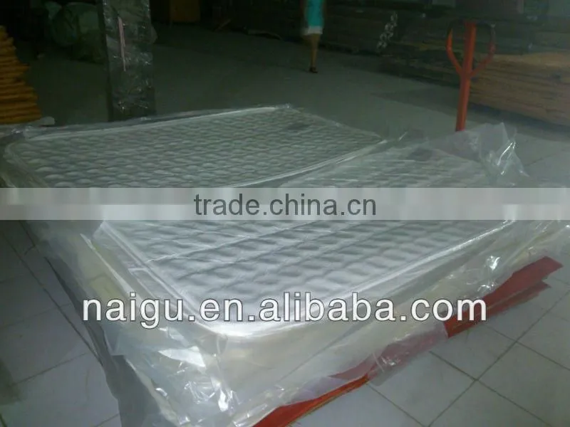 Perforated plastic bags for mattress packaging