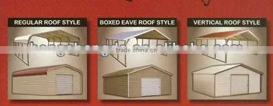 ISO certified steel structure garages high quality