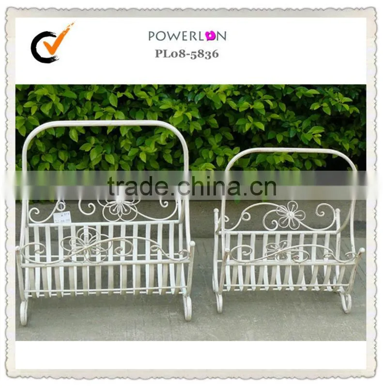 Powerlon Wrought Iron Magazine Rack