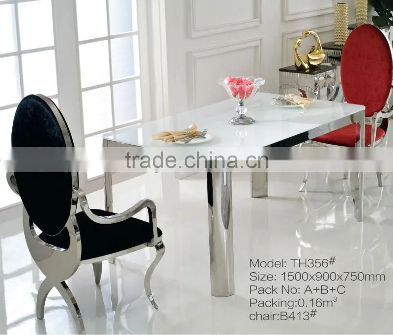 TH356 Simple Design Stainless Steel Dining Table