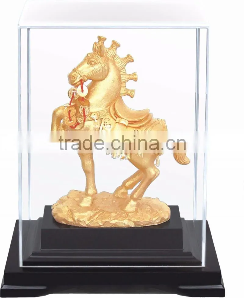 Gold foil rose in Display box promotion gift