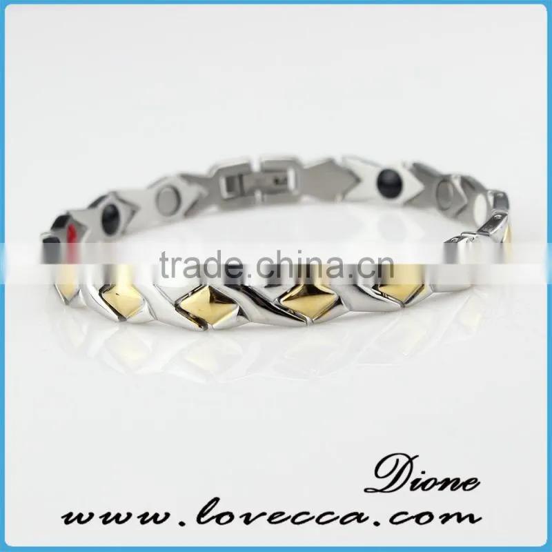 4 in 1 wholesale health energy sports titanium bracelet